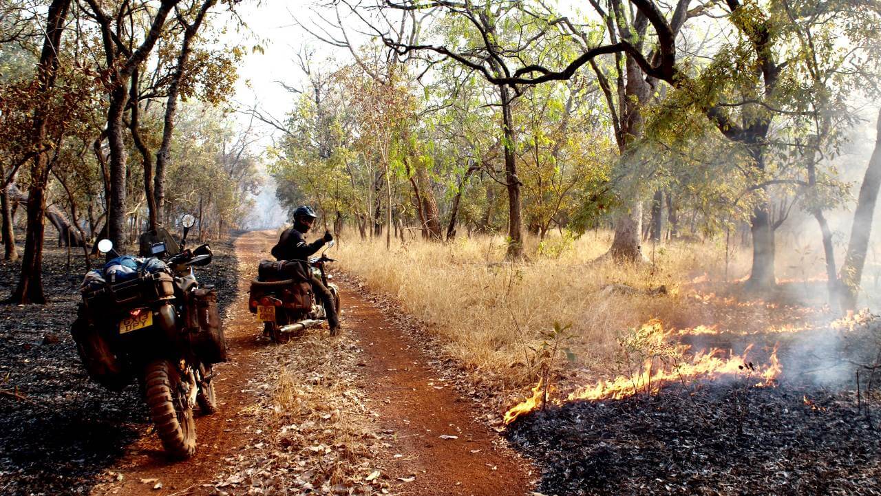 Trailblazing through Guinea. Too Fucking hot.